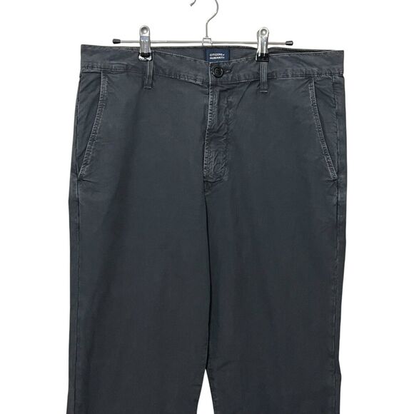 Citizens of Humanity NWT Elijah Chino Pants Men’s Size 32 Washed Peppercorn - Picture 2 of 13